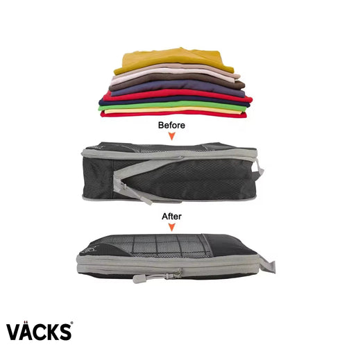 VACKS 스마트 지퍼 압축 파우치