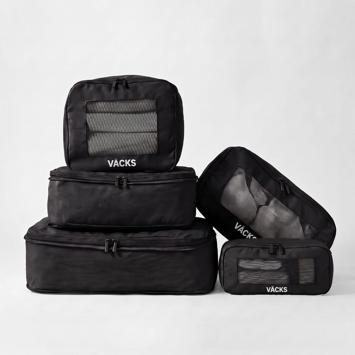 VACKS 스마트 지퍼압축 파우치 5PC